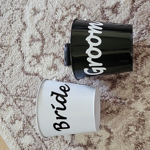Hobby Lobby Party Supplies Bride And Groom Buckets Poshmark